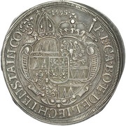 1 Thaler - Charles II of Liechtenstein-Kastelkorn, Bohemia, 1695 reverse image