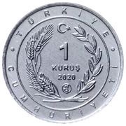 1 Kuruş Eurasian hoopoe obverse image