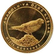 1 Kuruş Kestrel, Turkey, 2021 reverse image