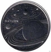 1 Kuruş Saturn, Turkey, 2022 reverse image