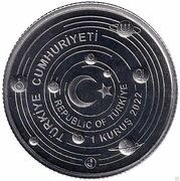 1 Kuruş Sun obverse image