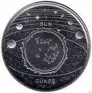 1 Kuruş Sun, Turkey, 2022 reverse image