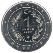 1 Kuruş Asian Lion obverse image