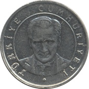 25 Yeni Kuruş obverse image