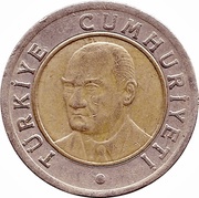 1 Yeni Lira obverse image