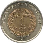1 Lira Elephant obverse image