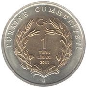 1 Lira Asian Lion obverse image
