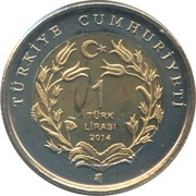 1 Lira Byerley Turk Horse obverse image