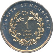 1 Lira Striped Hyena obverse image