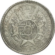 1 Thaler - Charles III Joseph of Lorraine, Bohemia, 1711 reverse image