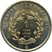 1 Lira Desert Monitor obverse image