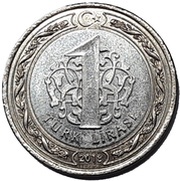 1 Lira Inauguration Ceremony, Turkey, 2018 reverse image