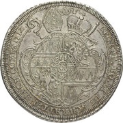 1 Thaler - Wolfgang von Schrattenbach, Bohemia, 1712 reverse image