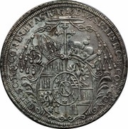 1 Thaler - Wolfgang von Schrattenbach, Bohemia, 1716 reverse image