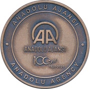 2,5 Lira Anadolu Agency reverse image