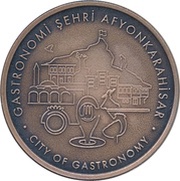 2,5 Lira Afyonkarahisar: Gastronomy City, Turkey, 2020 reverse image