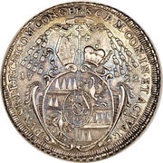 1 Thaler - Wolfgang von Schrattenbach, Bohemia, 1718-1725 reverse image