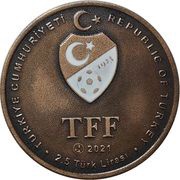 2.5 Lira Beşiktaş obverse image