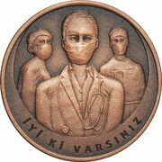 2,5 Lira Coronavirus, Turkey, 2022 reverse image