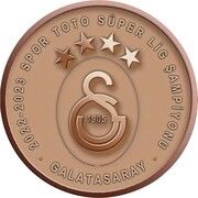 2.5 Lira Galatasaray, Turkey, 2023 reverse image