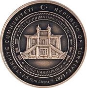 2.5 Lira Turkish Naval Academy obverse image