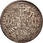 1 Thaler - Wolfgang von Schrattenbach, Bohemia, 1728 reverse image