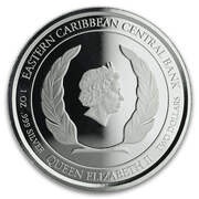 2 Dollars - Elizabeth II Rum Runner; Colourised obverse image