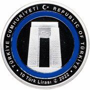 10 Lira 1915 Canakkale Bridge obverse image
