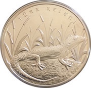 15 Lira Lizard reverse image