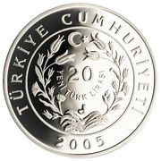 20 Yeni Lira Angora Goat obverse image