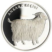 20 Yeni Lira Angora Goat, Turkey, 2005 reverse image
