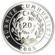 20 Yeni Lira Anatolian Leopard obverse image
