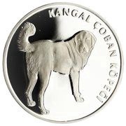 20 Yeni Lira Turkish Kangal Dog, Turkey, 2005 reverse image
