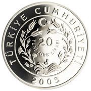 20 Yeni Lira Five-toed Jerboa obverse image