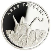 20 Yeni Lira Five-toed Jerboa, Turkey, 2005 reverse image