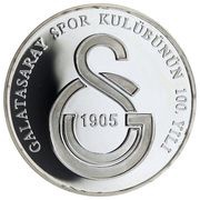 20 Yeni Lira Galatasaray Sports Club, Turkey, 2005 reverse image