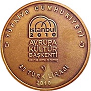 20 Lira European Capital Of Culture obverse image