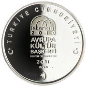 20 Lira European Capital of Culture obverse image