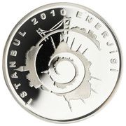 20 Lira European Capital of Culture, Turkey, 2010 reverse image