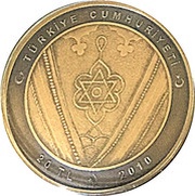 20 Lira Traditional Turkish Handcrafts obverse image