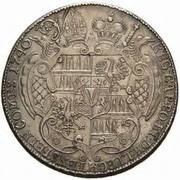 1 Thaler - Jakob Ernst von Liechtenstein-Kastelkorn, Bohemia, 1739-1740 reverse image