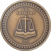 20 Lira Court of Accounts, Turkey, 2012 reverse image