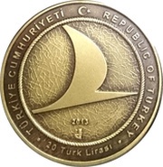 20 Lira Turkish Airlines obverse image