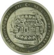20 Lira The Silk Road obverse image