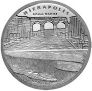 20 Lira Hierapolis, Turkey, 2014 reverse image