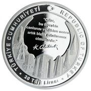 20 Lira Battle of Gallipoli obverse image