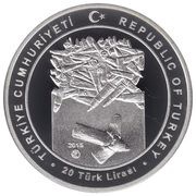20 Lira First World War obverse image