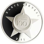20 Lira Peace Summit, Turkey, 2015 reverse image
