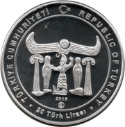 20 Lira Hattusha obverse image