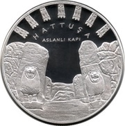20 Lira Hattusha, Turkey, 2015 reverse image